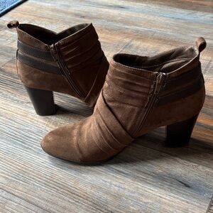 Dress Barn Brown Ankle Boots